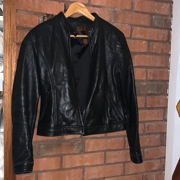 Danier leather moto jacket | Black | Size Small - Picture 1 of 3